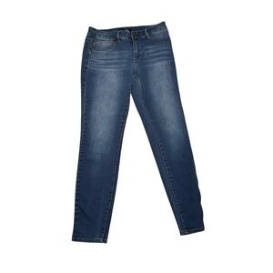 Dark Wash Skinny Jeans Womens‎ Size 27 Stretch Denim Casual Everyday